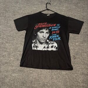 Bruce Springsteen E Street Band 2016 The River Tour Concert T-Shirt Mens M Black